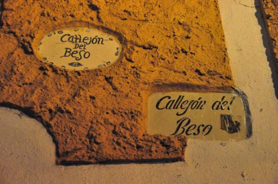 A famosa 'Callejón del Beso', em Guanajuato, no México